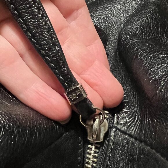 COACH-Madison Black Phoebe Art Signature Hobo Bag - Picture 8 of 12